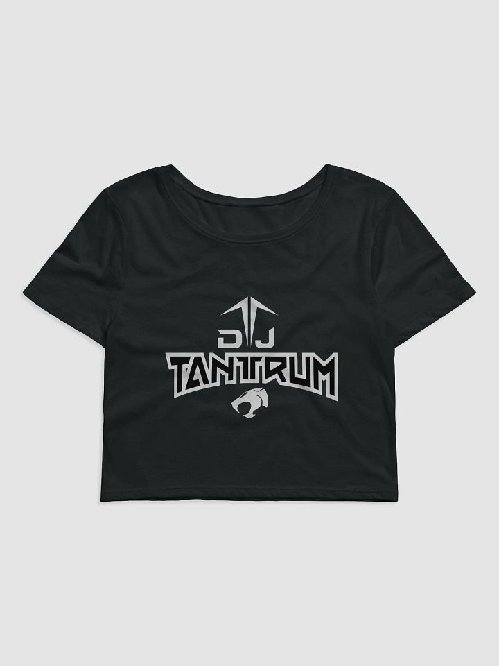 Women's DJ TanTrum Crop T-Shirt (Black) product image (1)