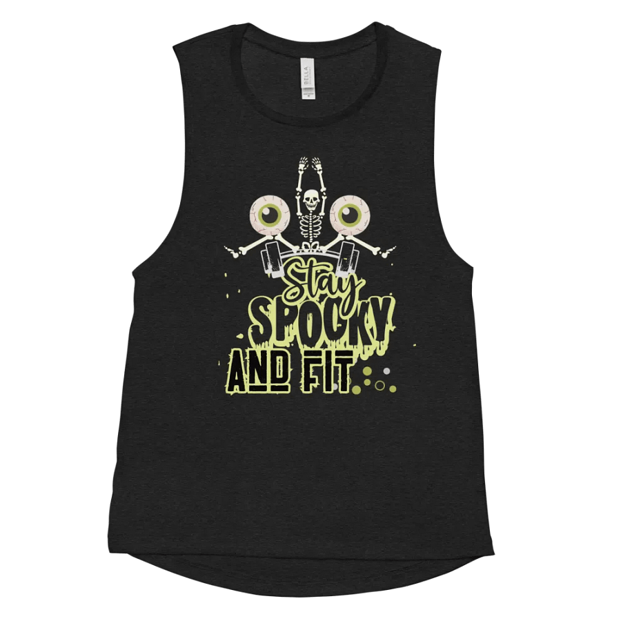 Stay spooky and fit muscle tank product image (12)