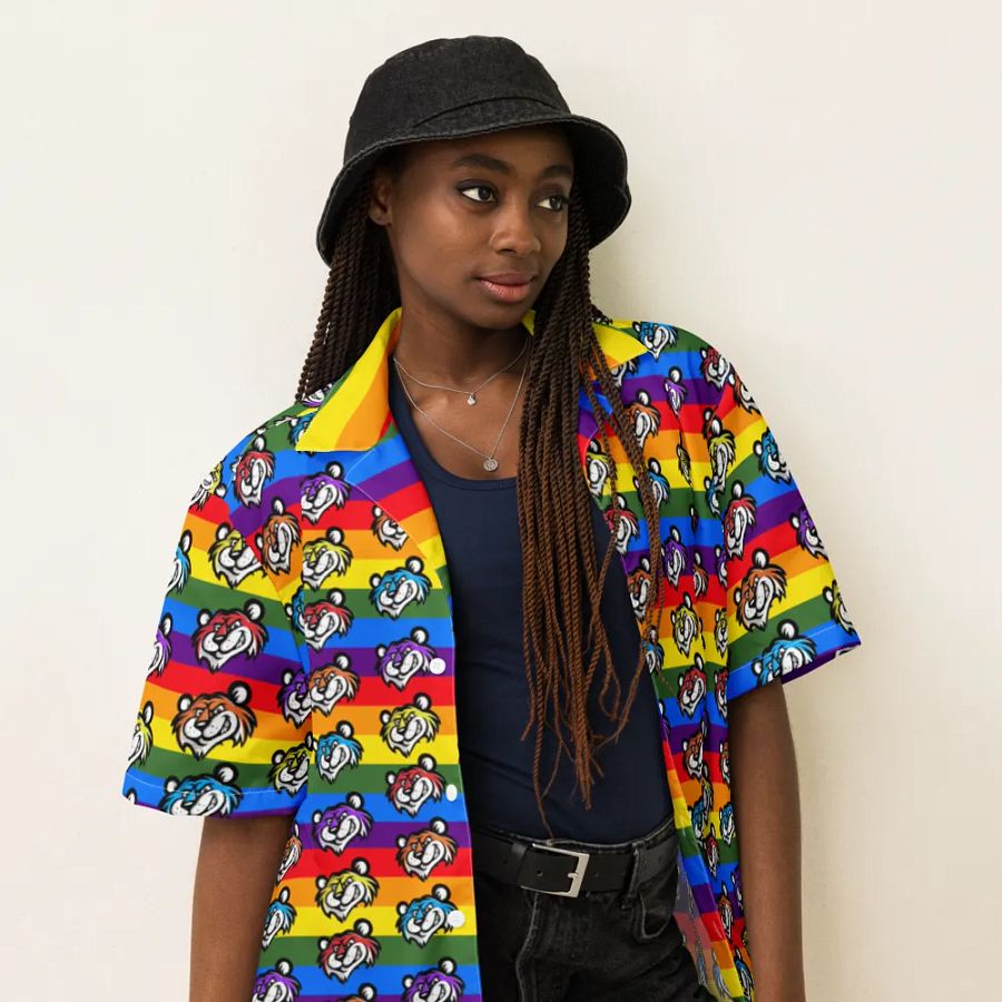 Tiger Pride Tropical Shirt product image (4)