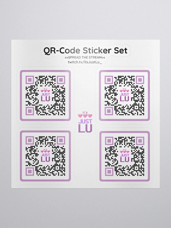 QR-Code Sticker Set BIG product image (1)