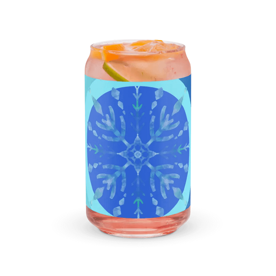 snowflake soda shape cup product image (37)