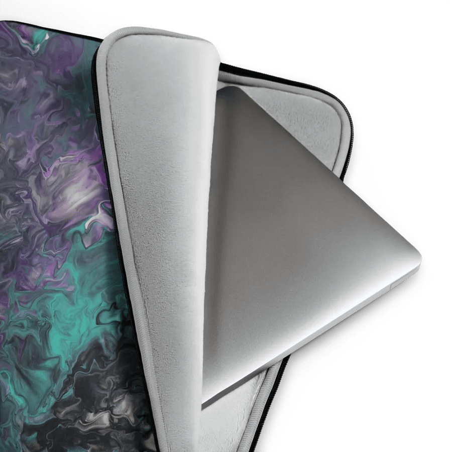 Acrylic Pour Printed Laptop Sleeve - Original FCCA Design product image (4)