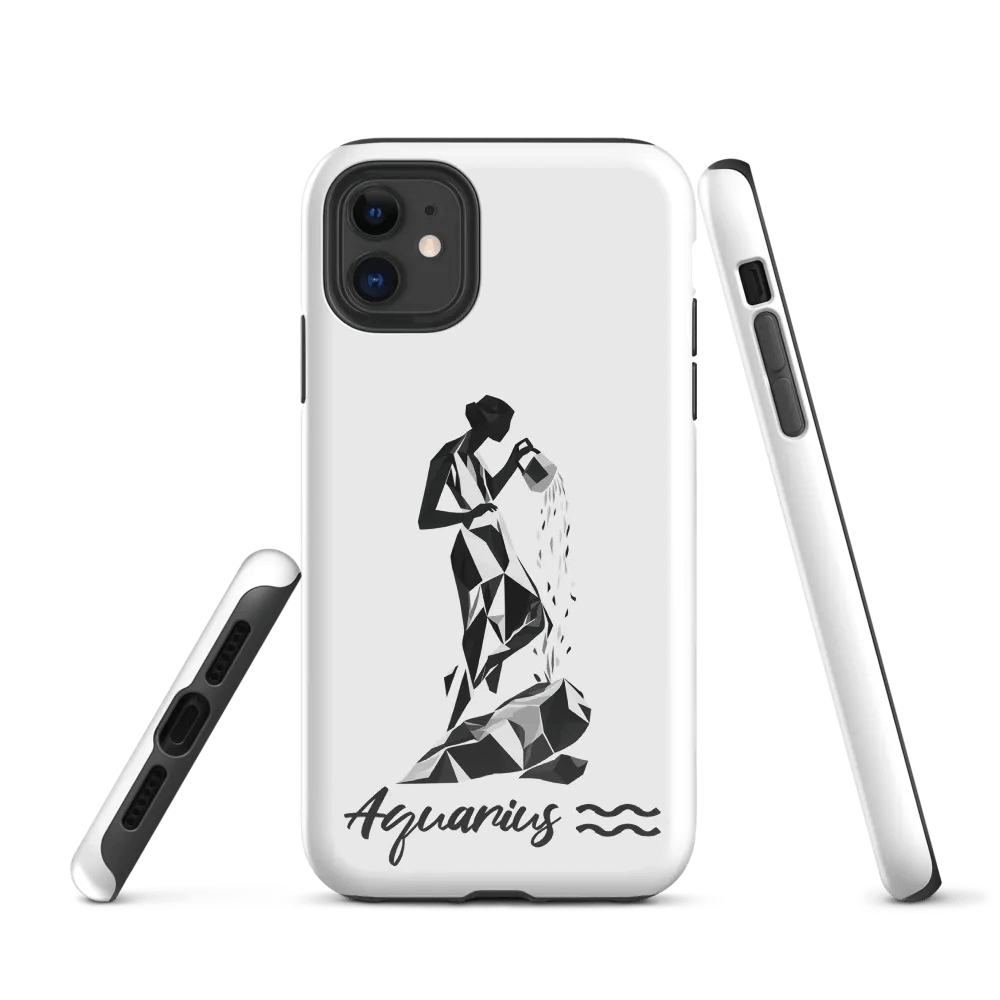 Aquarius iPhone Tough Case - Futuristic Flair for Visionary Thinkers product image (1)