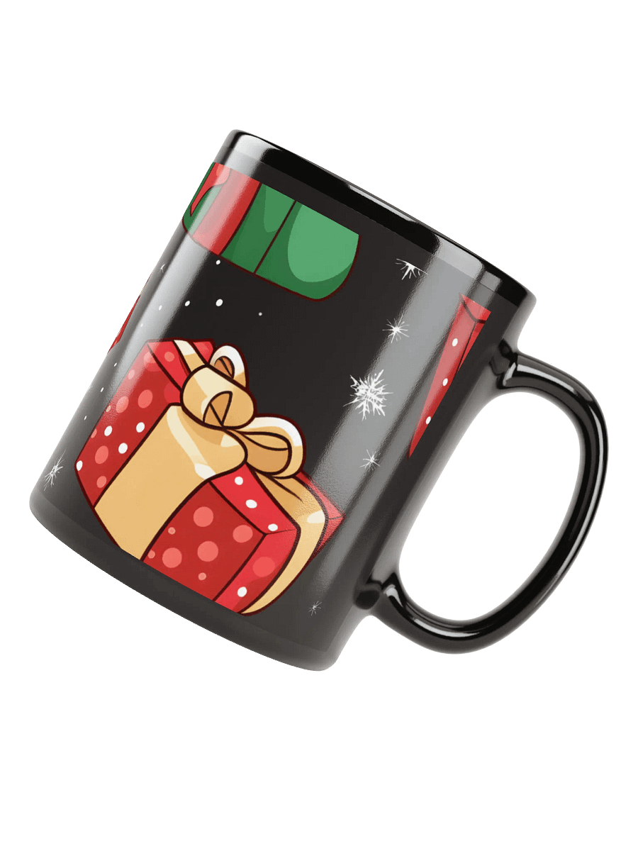Festive Delights Black Glossy Mug product image (8)