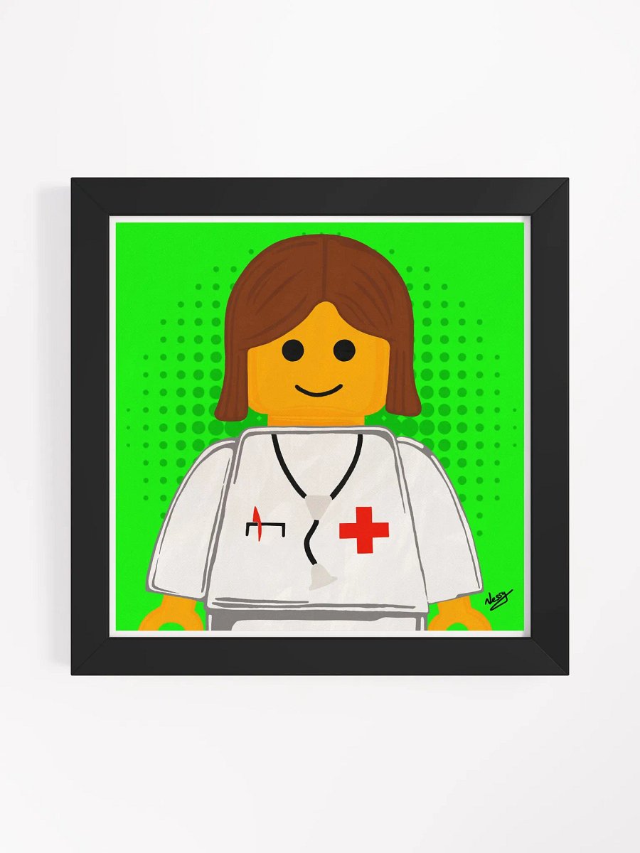 LEGO PEOPLE - Ms Doctor (Framed Matte Print) product image (1)