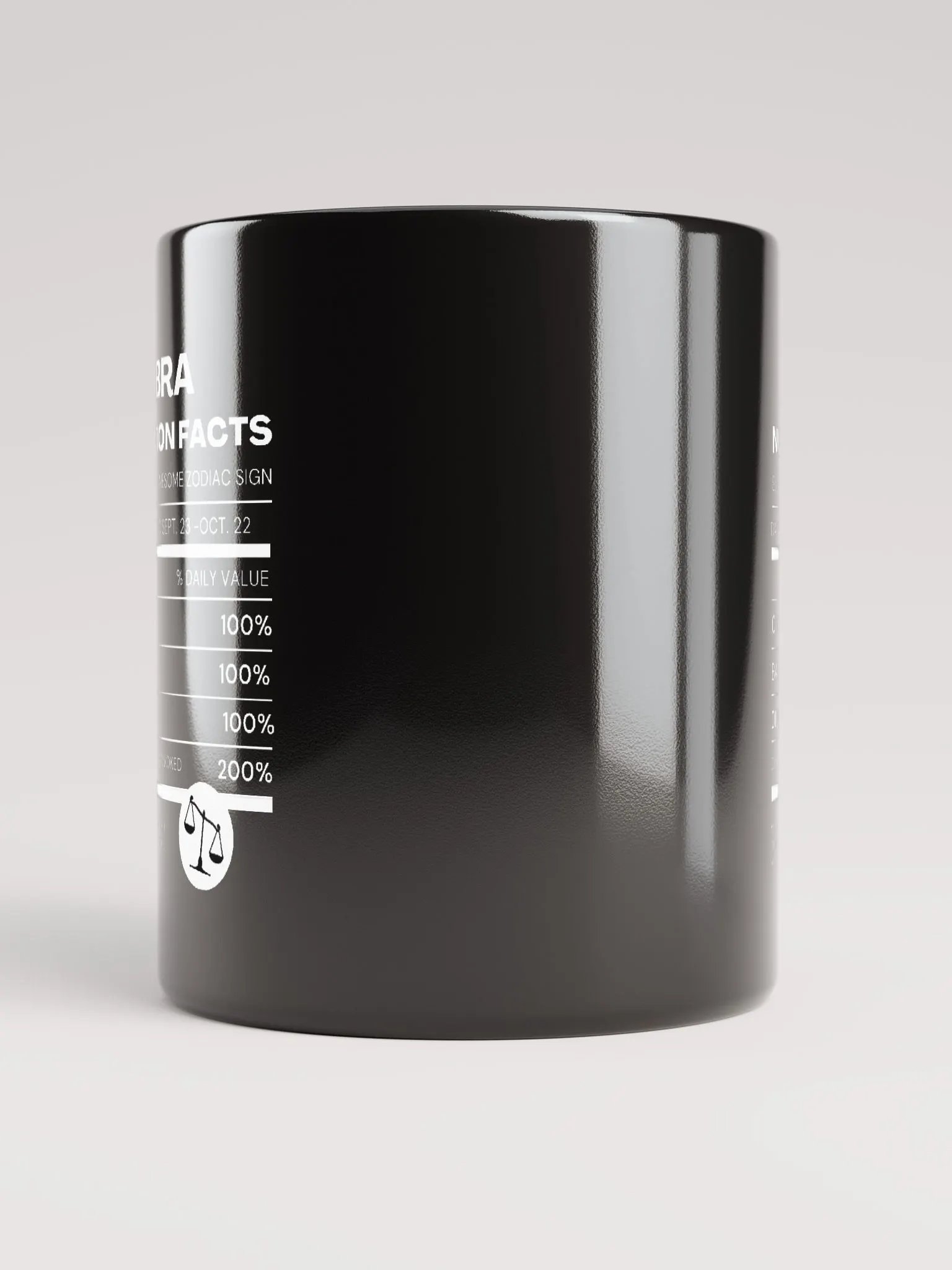Libra Nutrition Facts Mug product image (10)