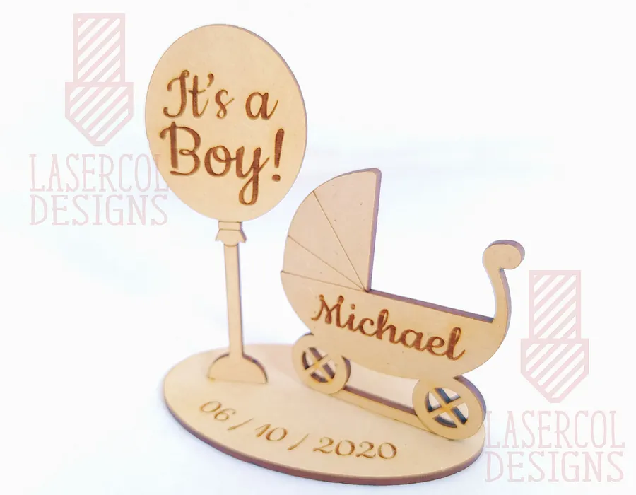 Baby Shower Gift- Laser Cut Files product image (10)