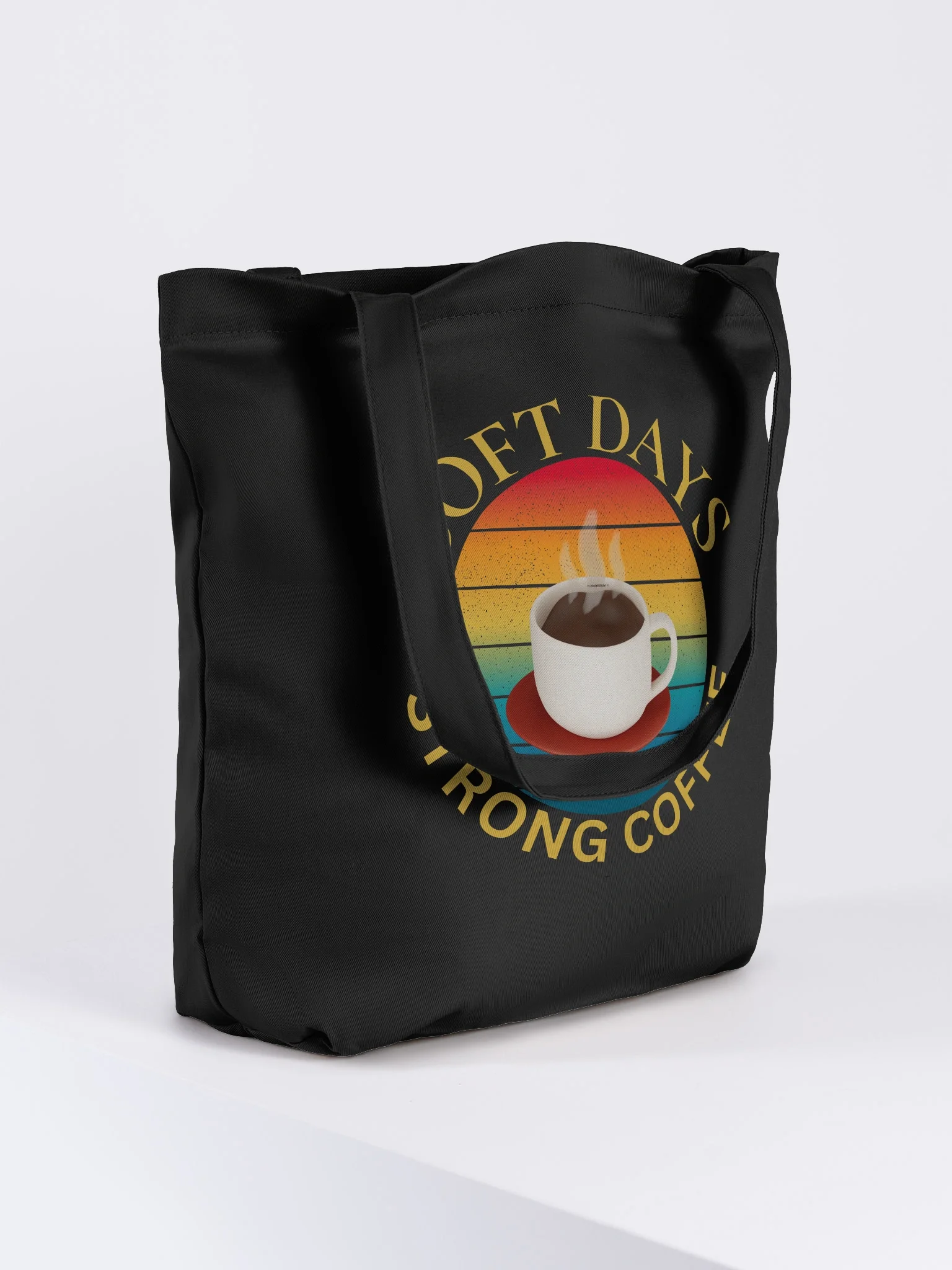 Soft Days Strong Coffee Eco Tote product image (4)