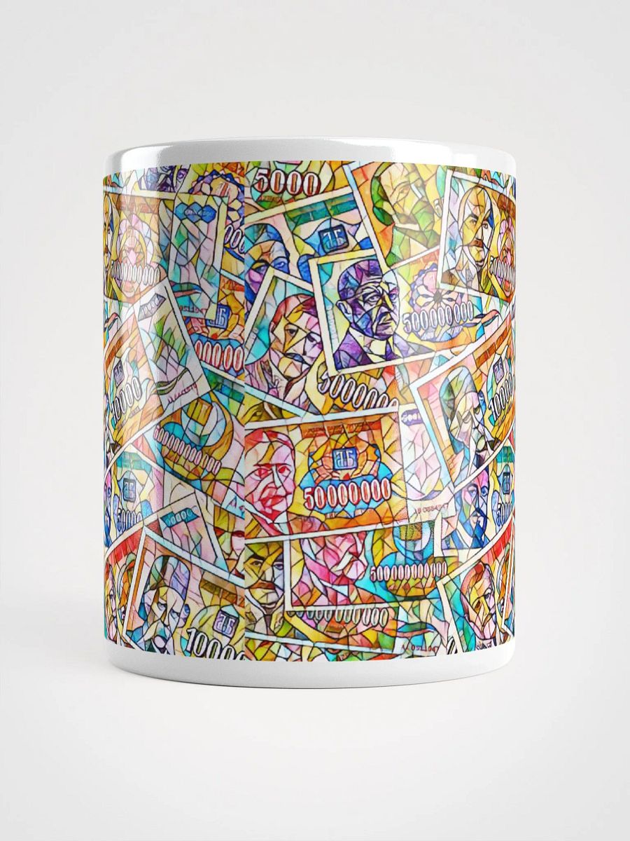 Jugoslovenski inflatorni dinar 1993 (Kolaž/mozaik) White Glossy Mug product image (5)