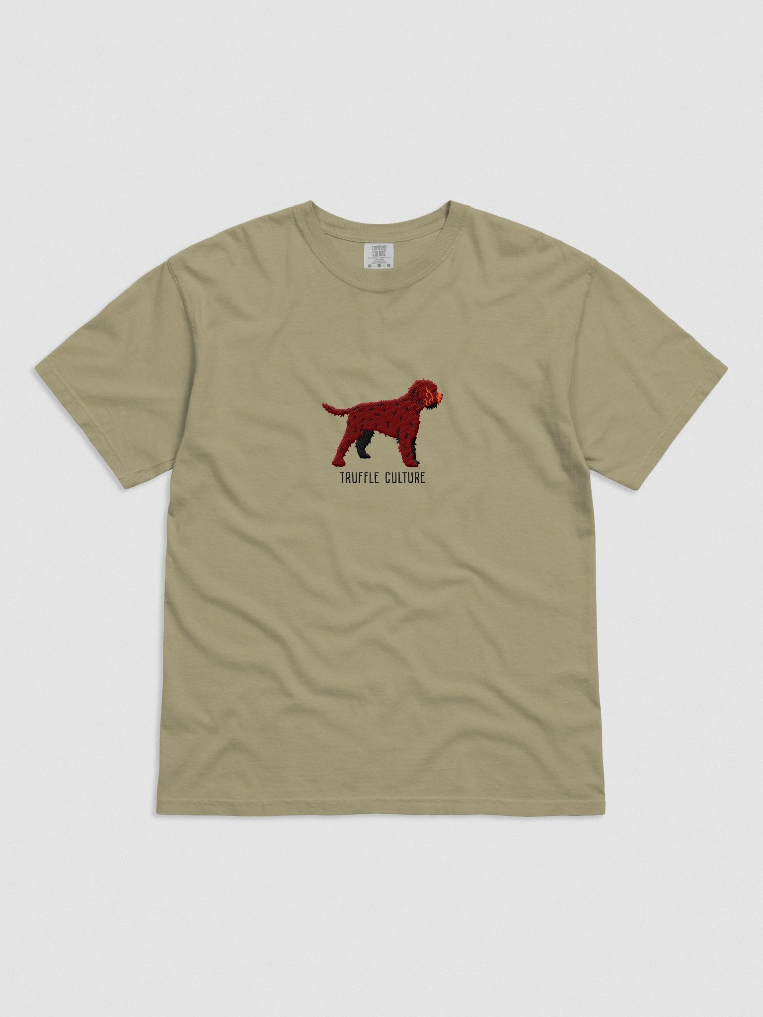 Truffle Culture T-Shirt(Embroidered) of a Lagotto Romagnolo(Liver) product image (4)