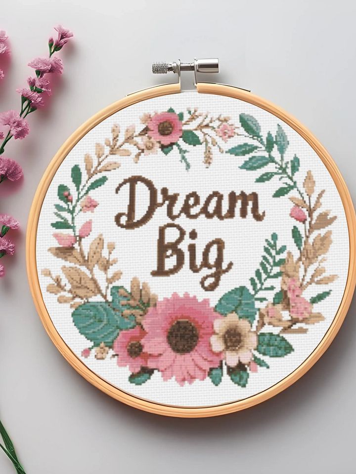 Dream Big Floral Wreath product image (1)