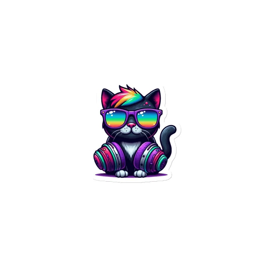 Cool Cat magnet product image (1)