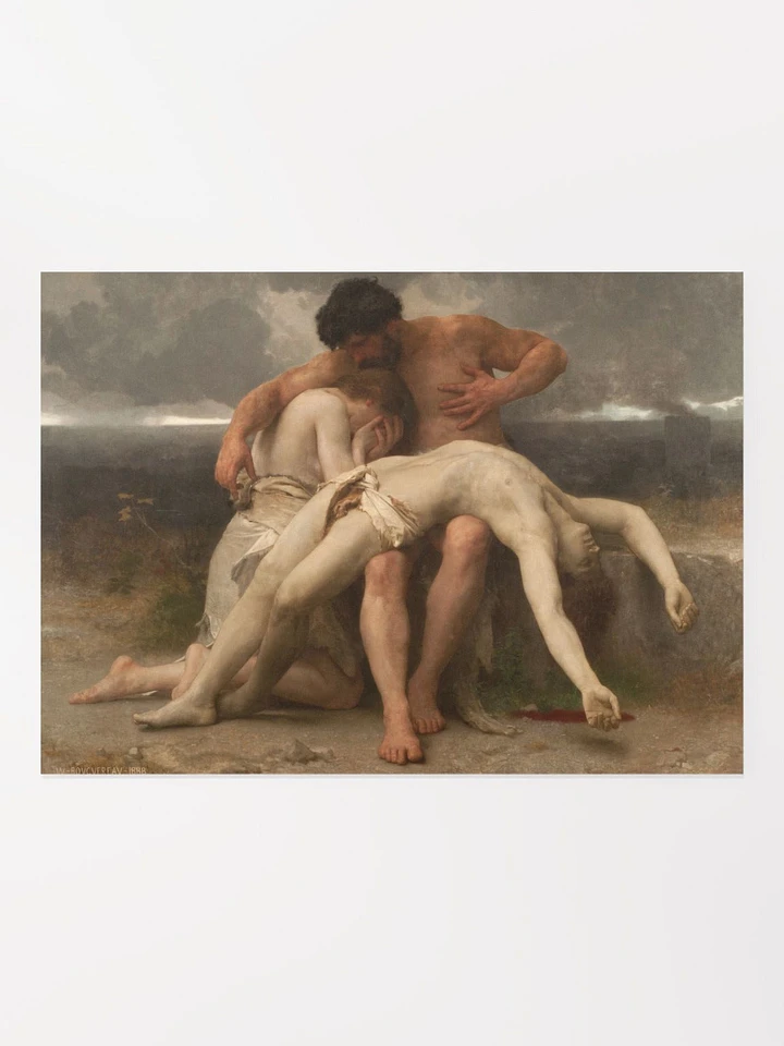 ''The First Mourning'' by William-Adolphe Bouguereau Poster product image (1)