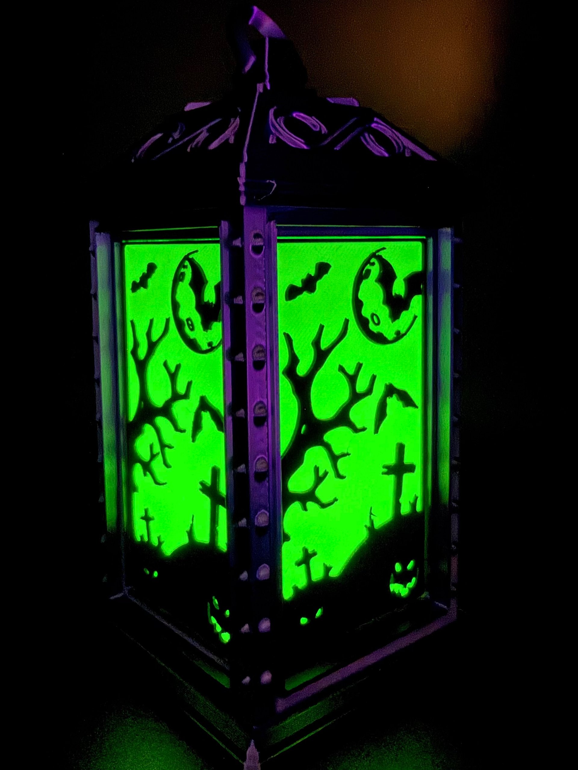 Small Halloween Lanterns With Graveyard product image (4)