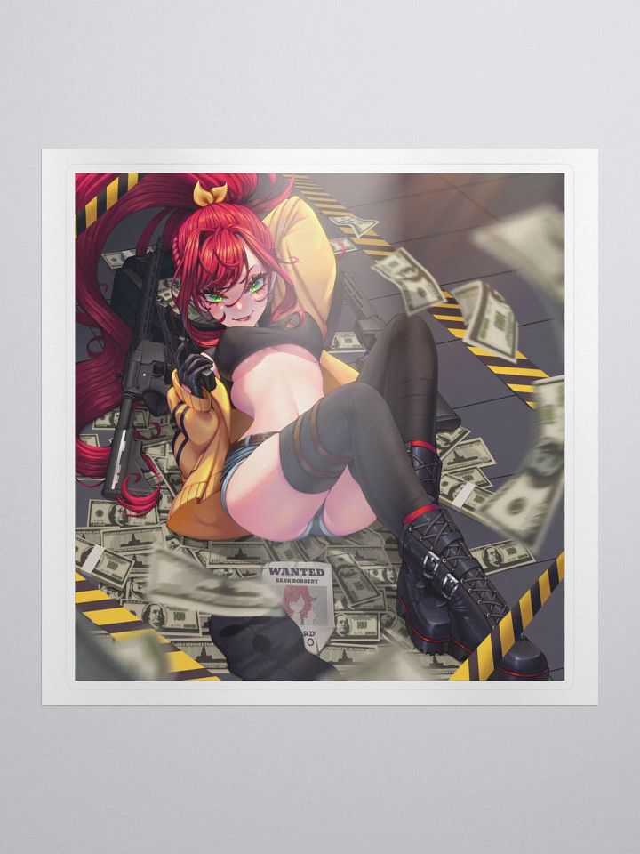Wanted sticker product image (1)