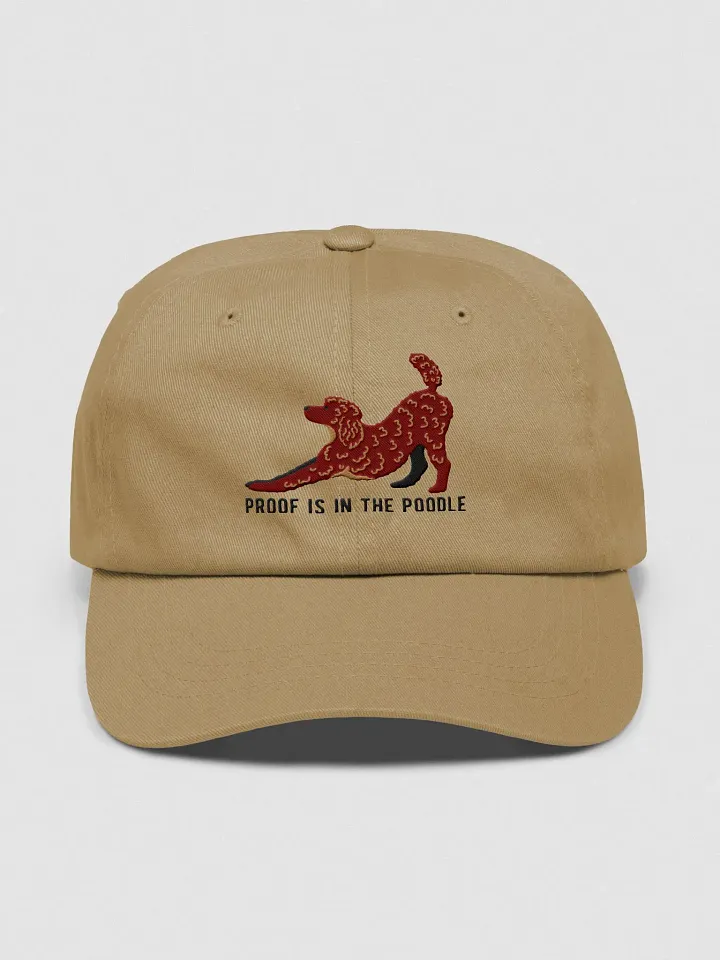 Proof Is In the Poodle Classic Dad Hat(Embroidered) of a Poodle(Chocolate) product image (1)