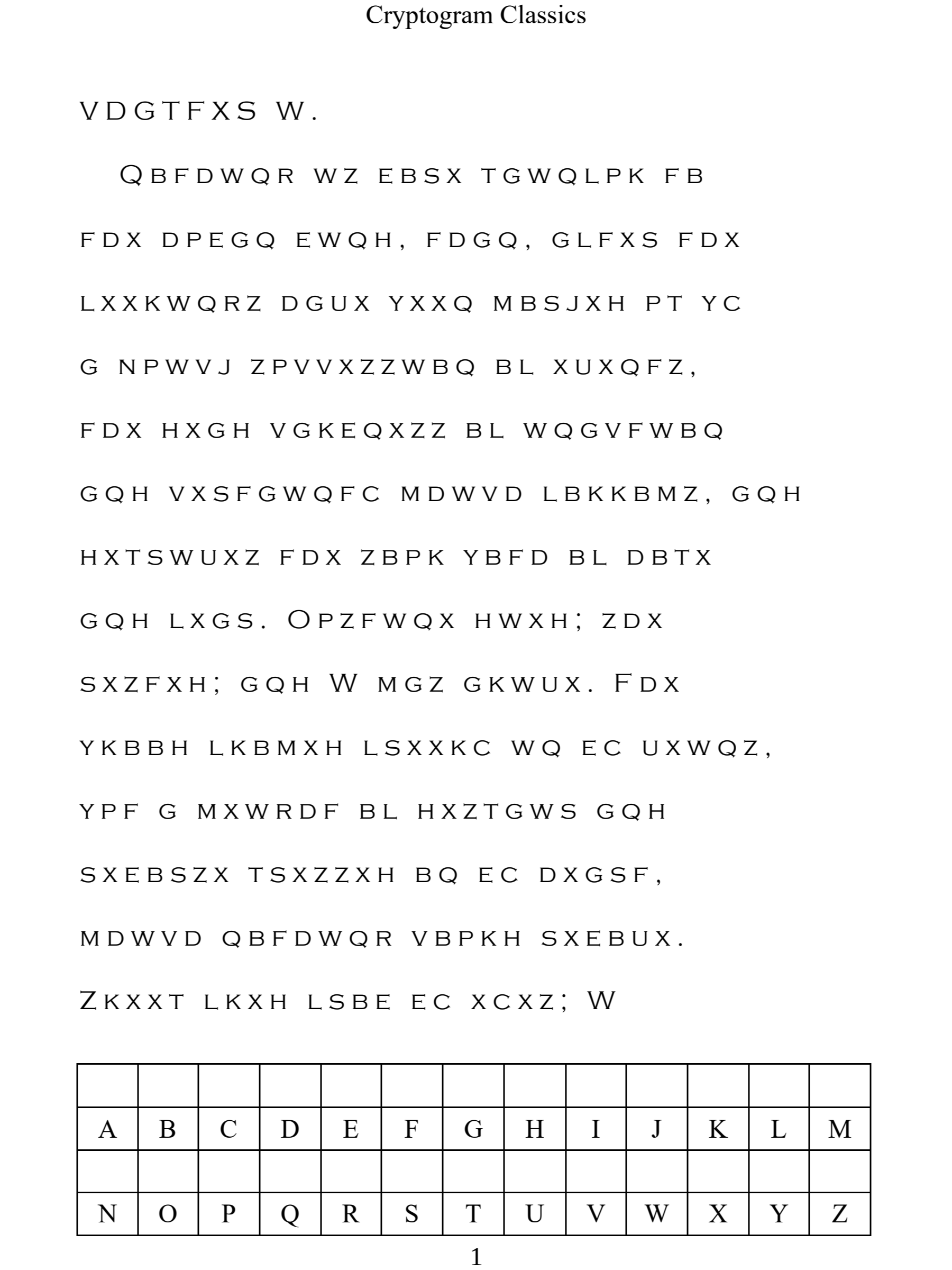 Cryptogram Classics: Frankenstein, Part Two [Draw-On Digital Edition] product image (2)