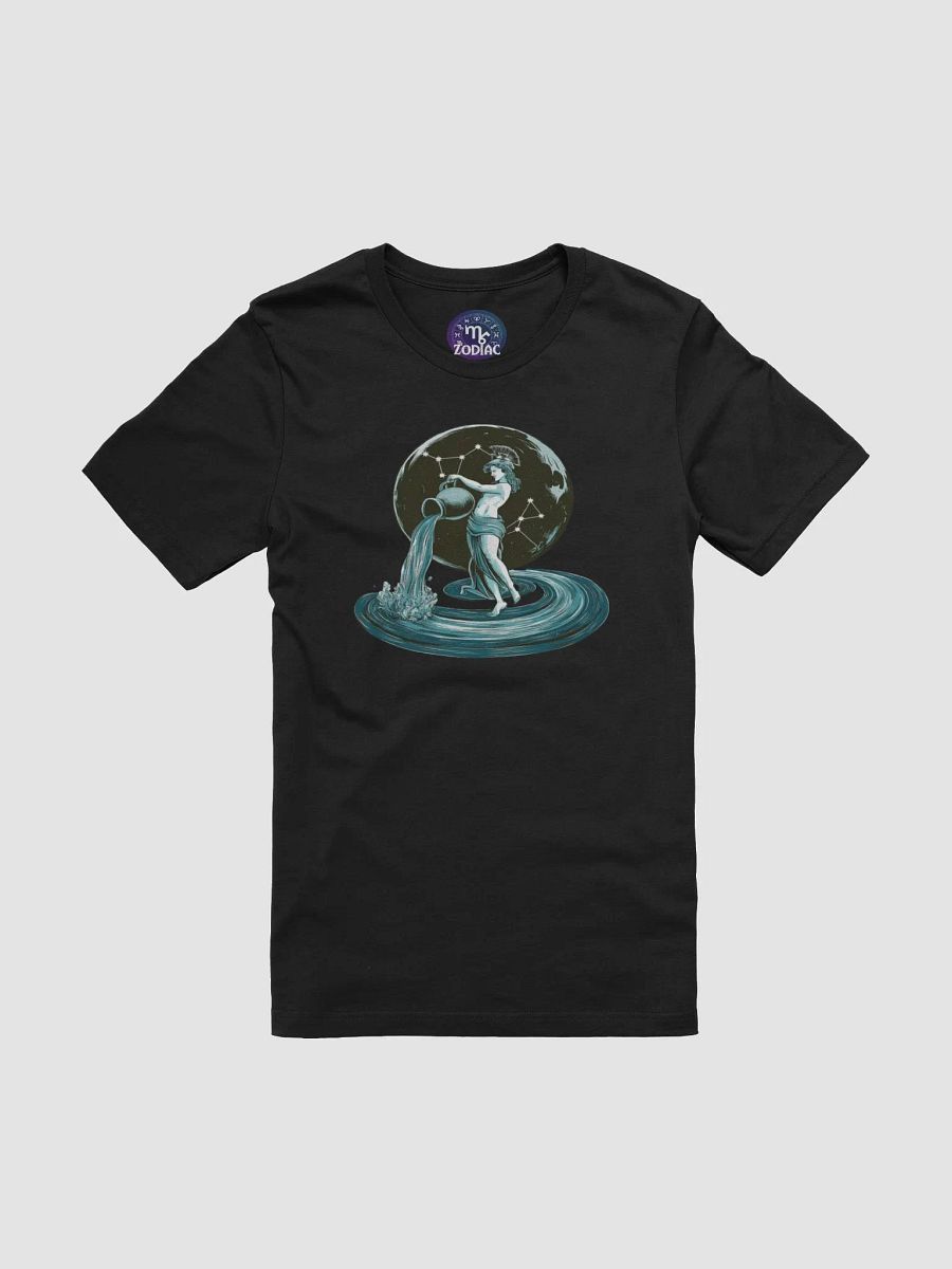 Exclusive Aquarius Zodiac T-Shirt - Unisex Celestial Water Bearer and Constellation Design product image (3)