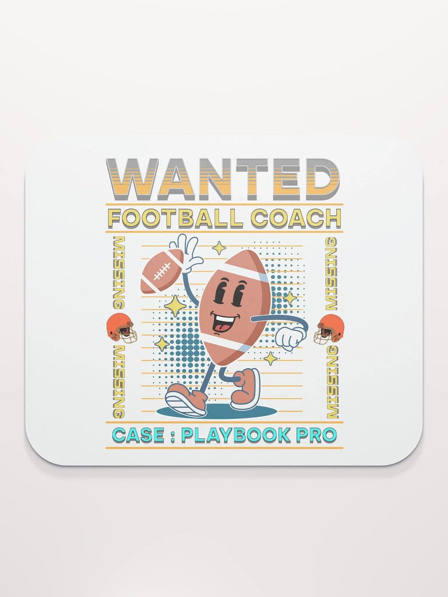 Wanted Coach Football Mouse Pad product image (2)