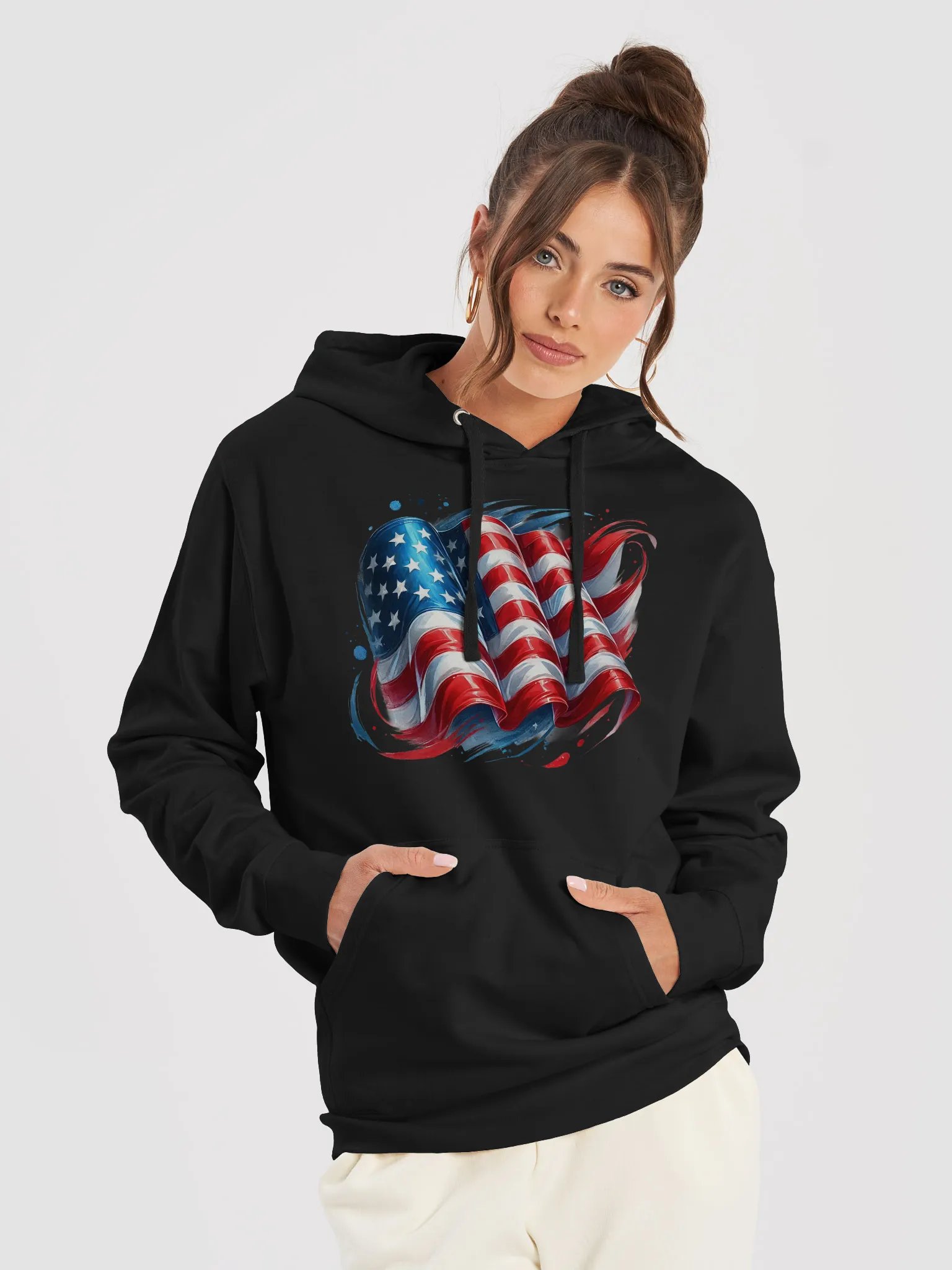 Stars & Stripes Wave Hoodie product image (39)