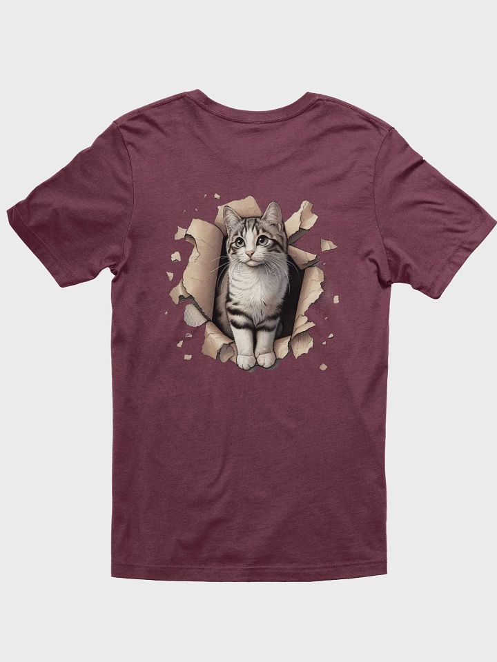 Breakthrough Cat Tee Unisex T-shirt (Backprint) product image (1)