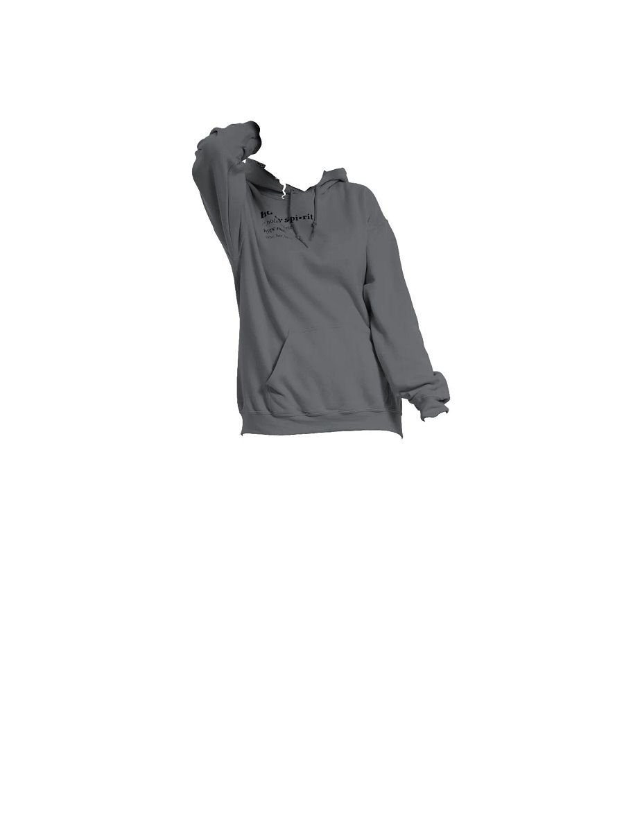 Holy Spirit (she,her,hers) Gray Hoodie product image (3)