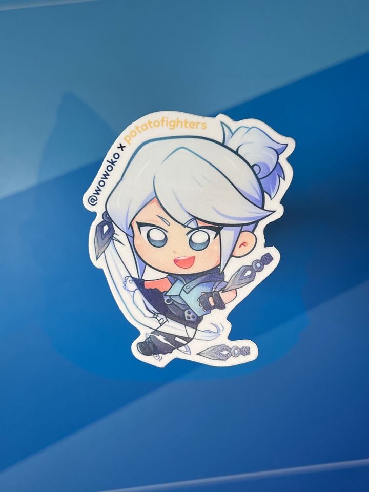 WoWoKo x Potato Fighters - Jett - Sticker product image (2)