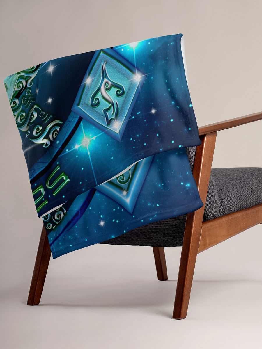 Healing Code 528 Hz Miracles Light-Tech Fleece Blanket product image (9)