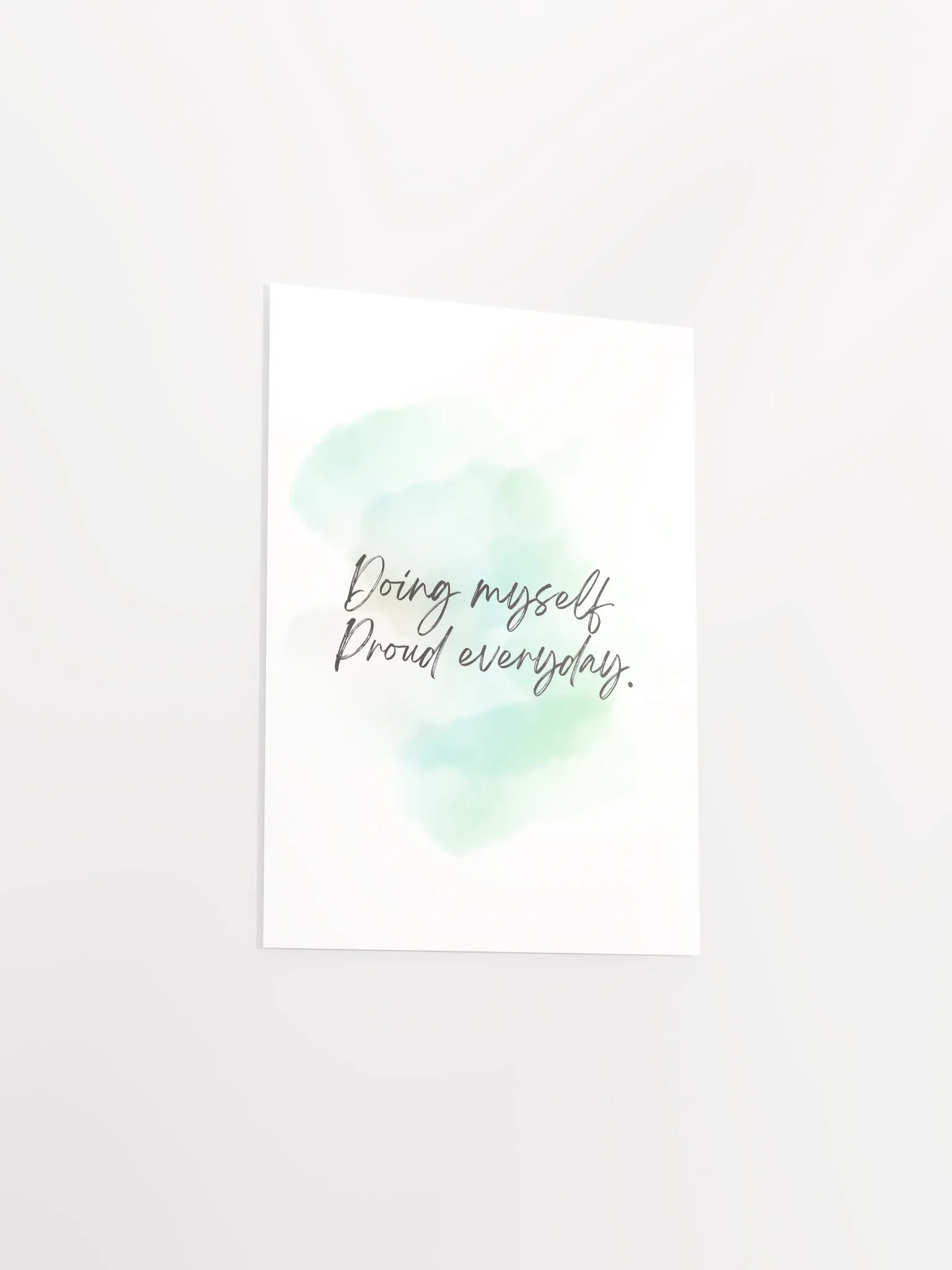 Doing Myself Proud Everyday Motivational Print product image (6)