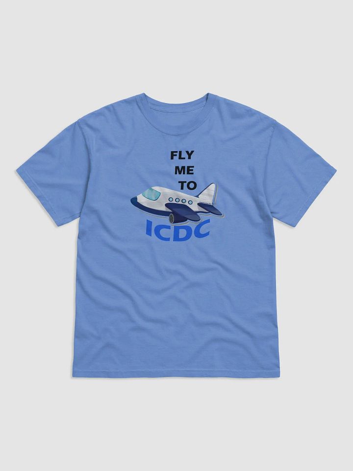 Fly me to ICDC graphic tee product image (1)