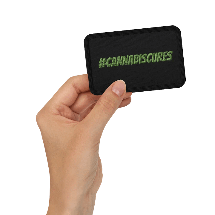 Green #CANNABISCURES Patch product image (2)