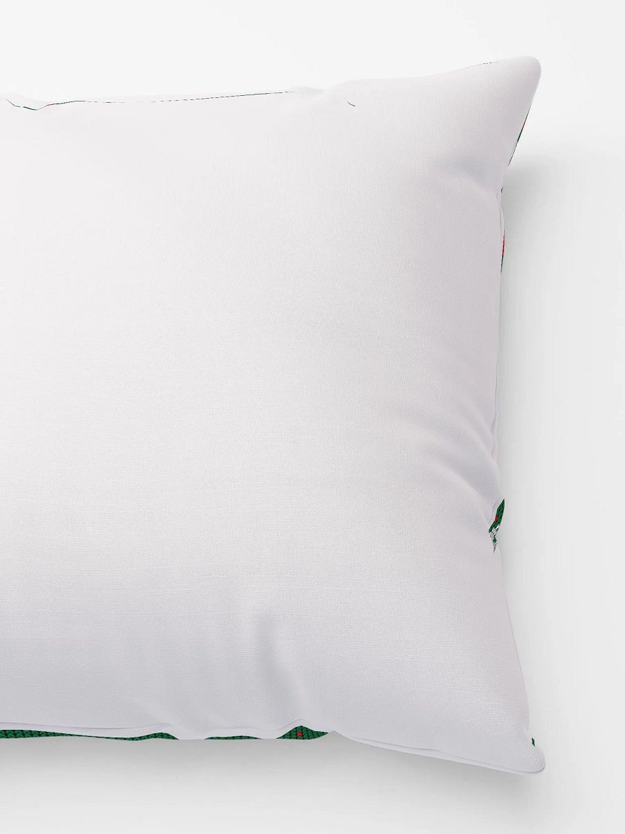 Festive Reindeer & Evergreen Knit Pillow product image (4)