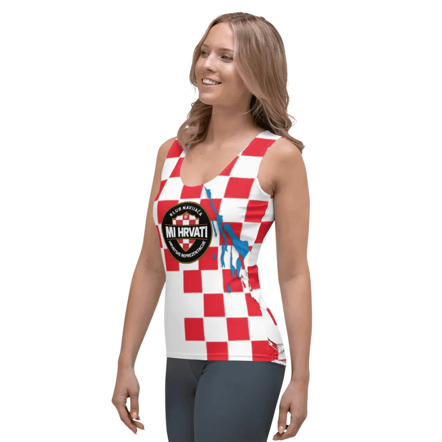 Croatian Pride All-Over Women's Tank Top product image (3)