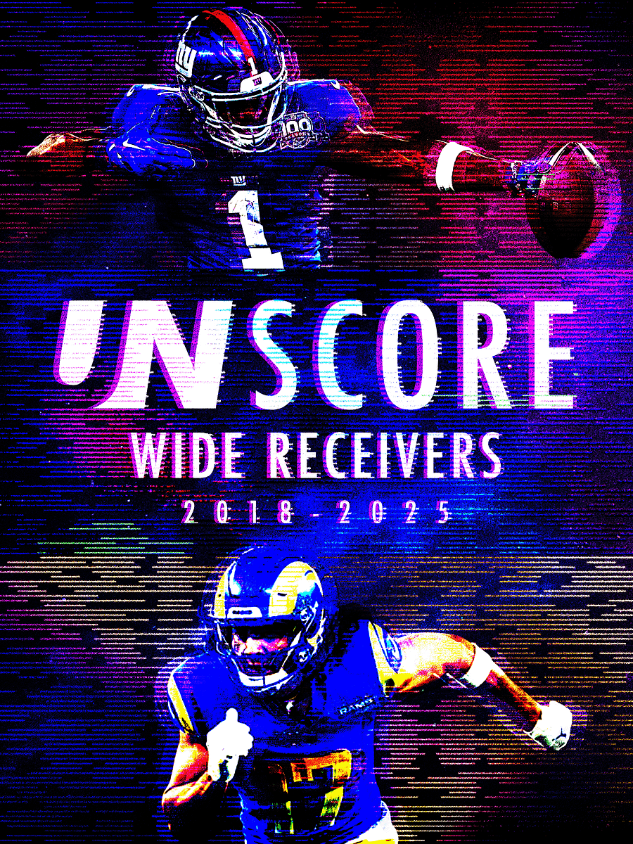 The 2025 UN Score Wide Receiver Prospect Model product image (1)