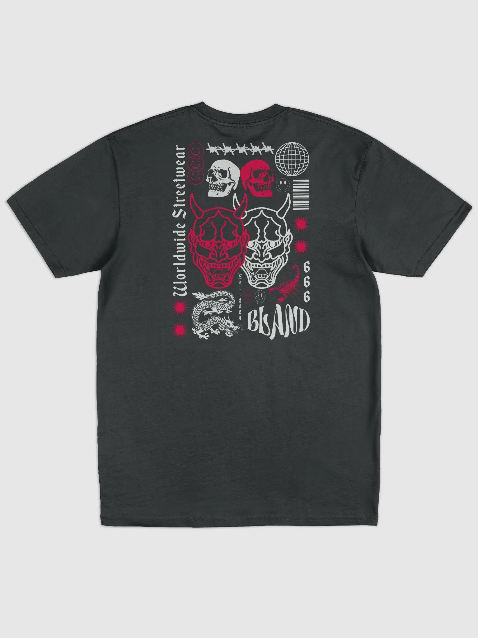 DUAL ONI Premium Heavyweight Tee product image (1)