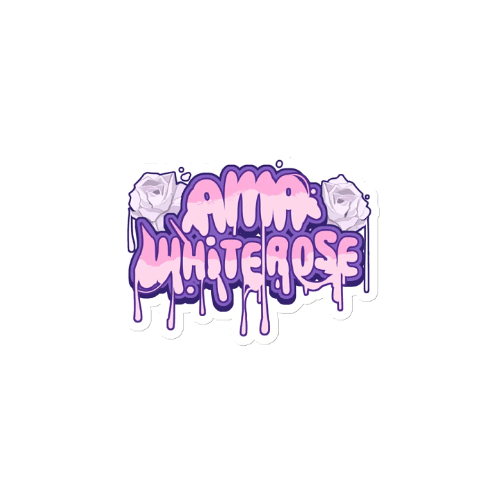 Ama_Whiterose Magnet product image (2)