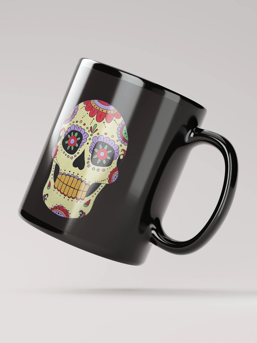 Calavera Sugar Skull (art by Dina R.) - acrylic painting picture - Mug product image (4)