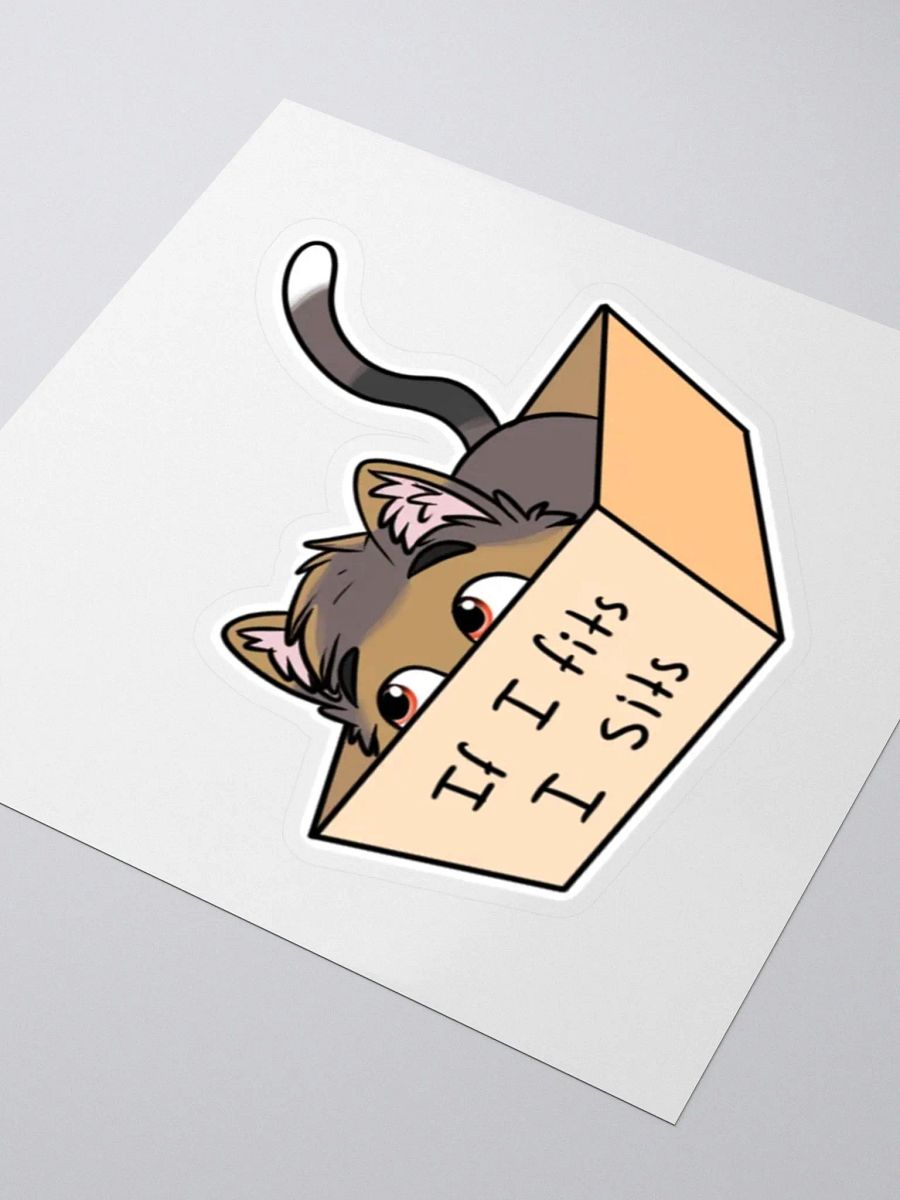 CAT IN A BOX Sticker product image (8)