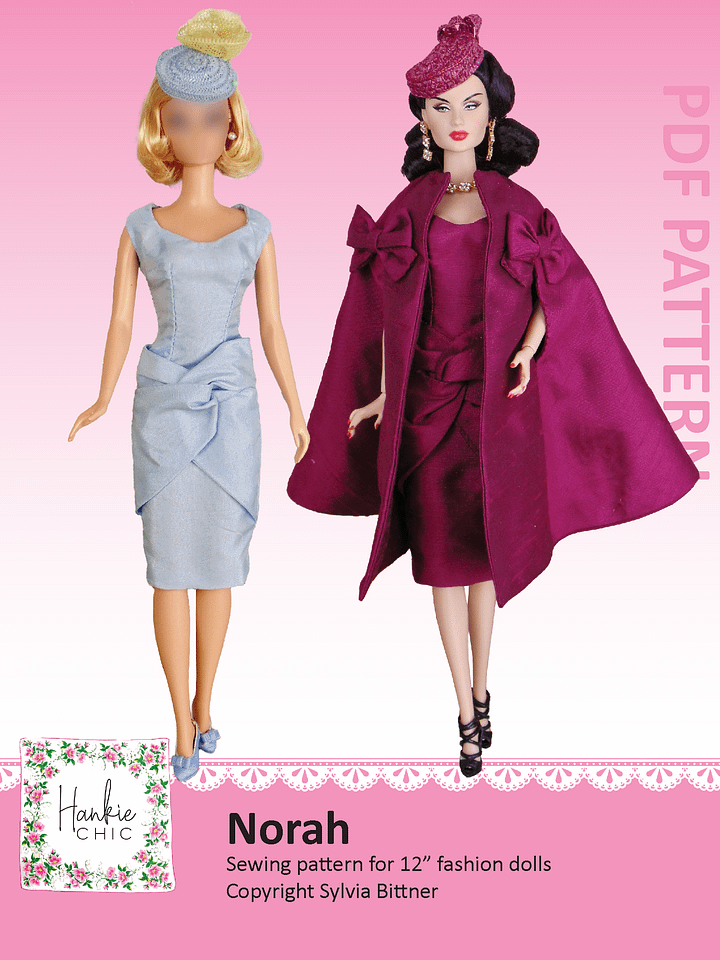 Norah sewing pattern for 12