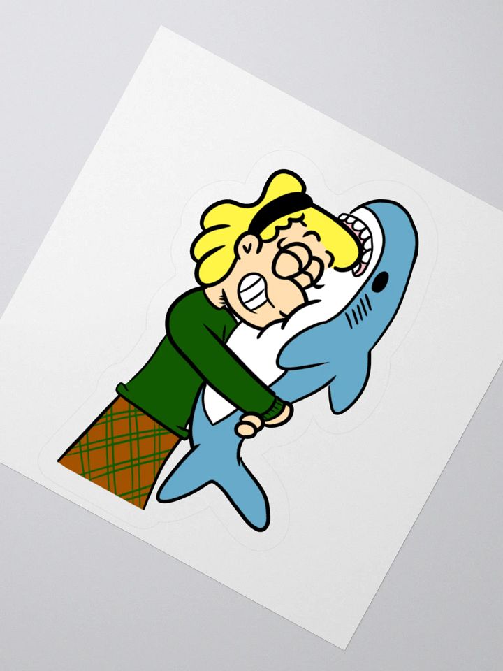 Tiff and Blahaj Sticker product image (5)