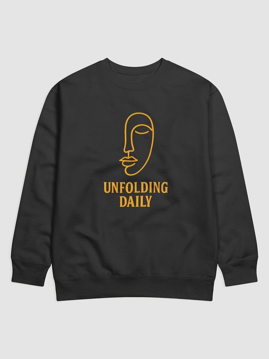 Unfolding Daily Minimalist Face Sweatshirt product image (2)