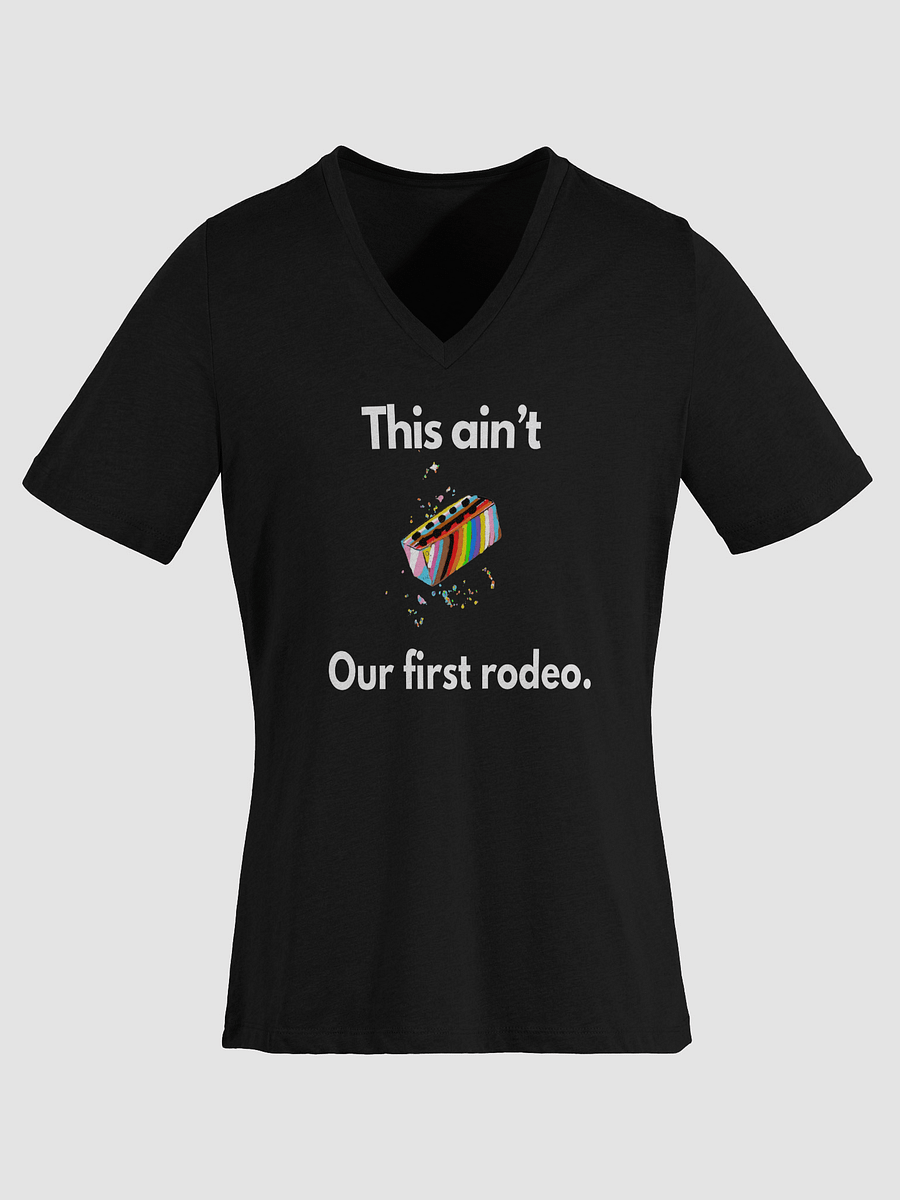 This Ain't Our First Rodeo Relaxed V-Neck Tee product image (4)