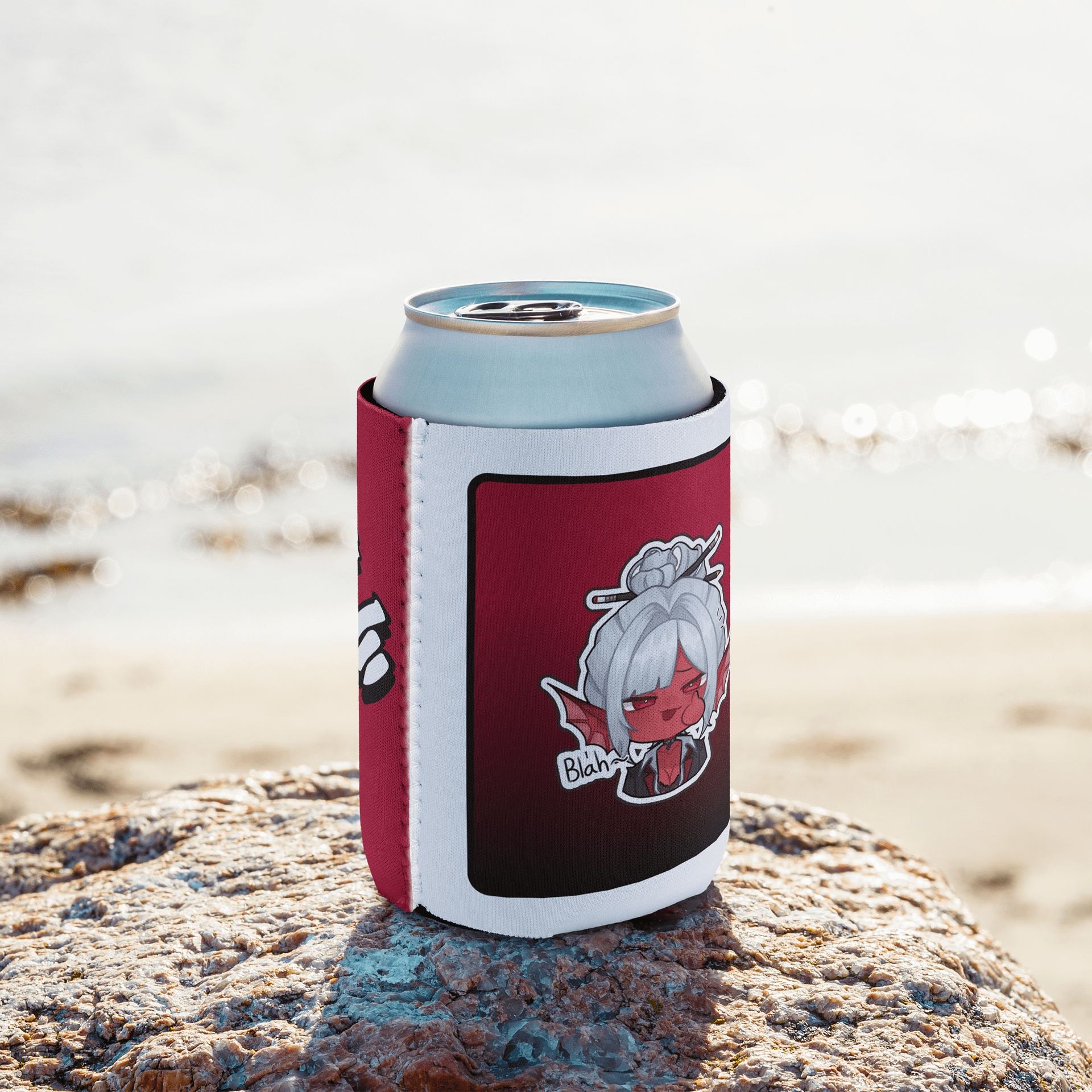 Blah Emote Coozie (Red) product image (9)