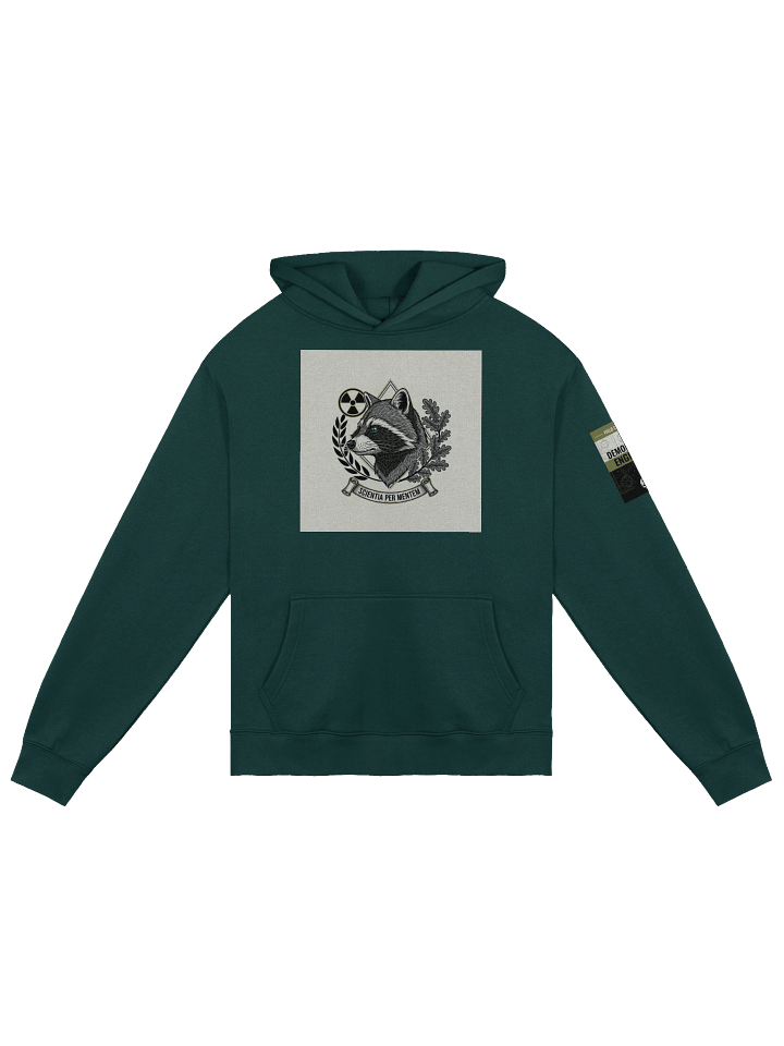 Retro Raccoon Radiation Hoodie product image (1)