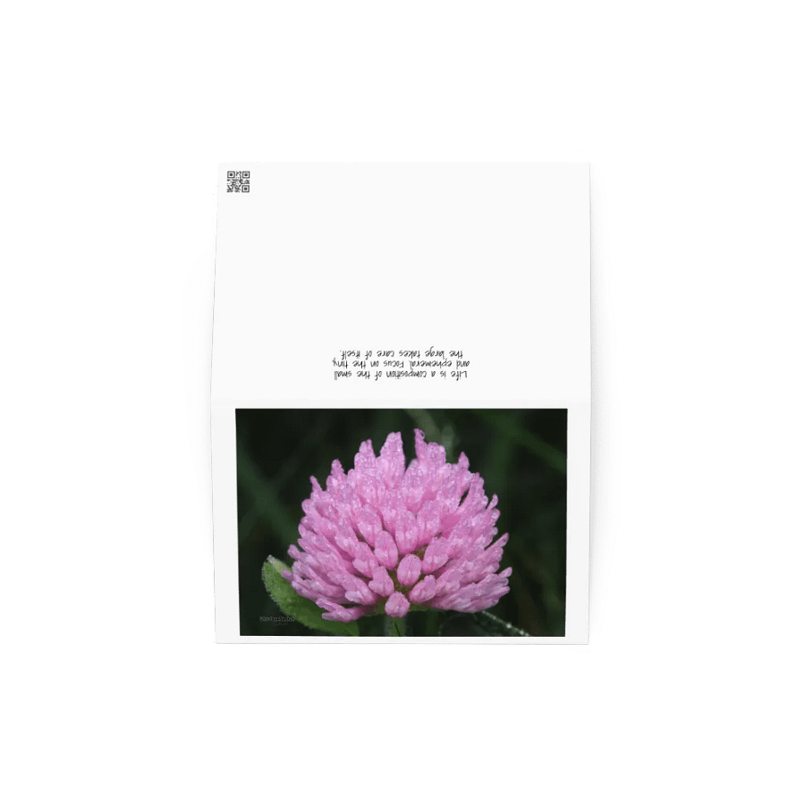 Soaked Purple Clover Greeting Card product image (4)