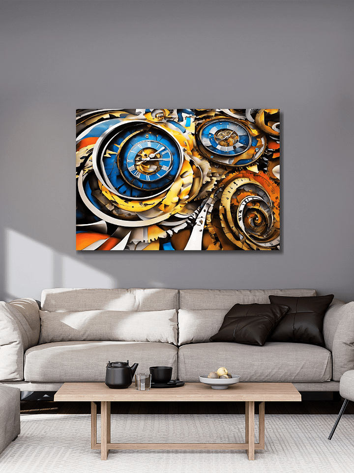 Time Confusion-15 | Canvas Artistic Wall Painting product image (2)