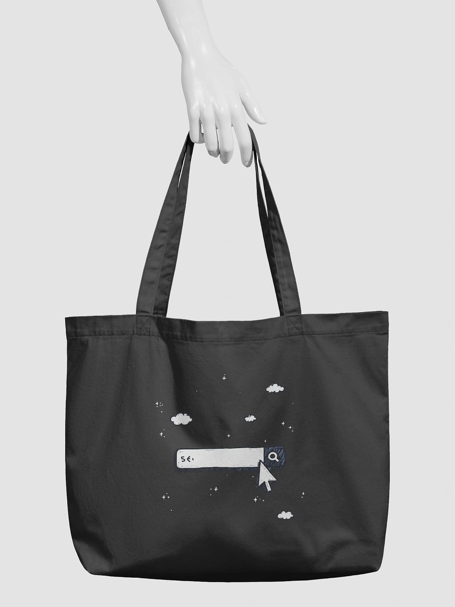 Starry Night Search Bar Design Cotton Tote product image (6)