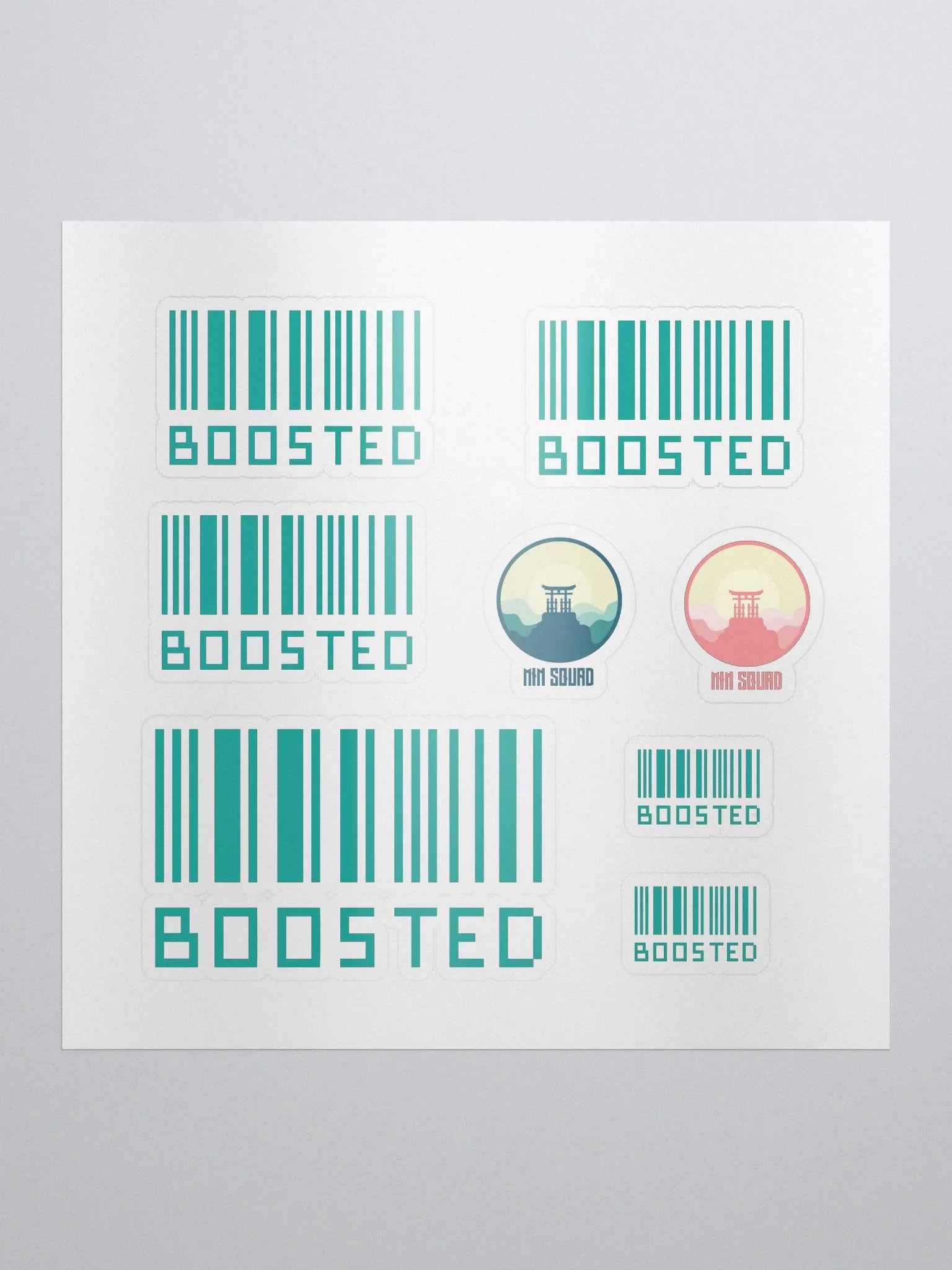 Boosted Stickers and Min Squad Stickers product image (1)