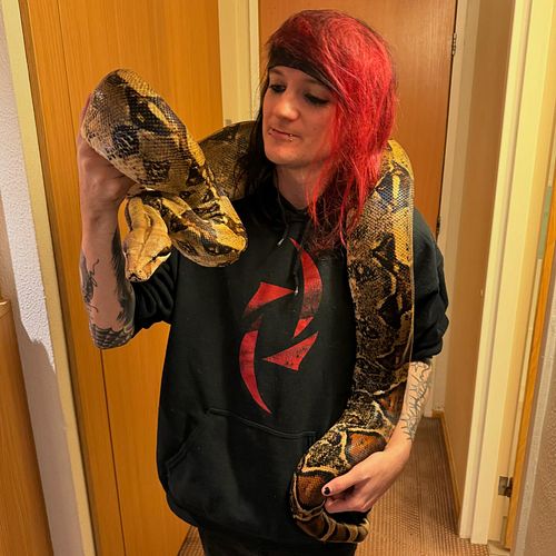 Lovely last week with the Alice Cooper bunch - our beautiful Boa’s Gail & Sister Sara did an amazing job with the guys around...
