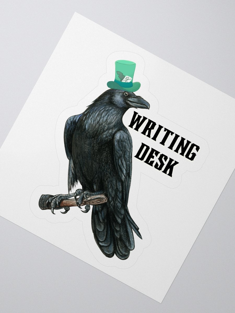 Why Is a Raven Like a Writing Desk? Sticker product image (2)